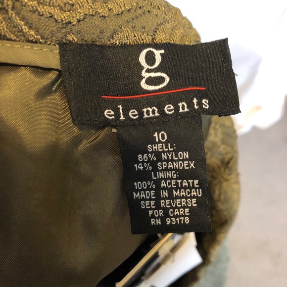g elements khaki Green textured skirt - Picture 6 of 7